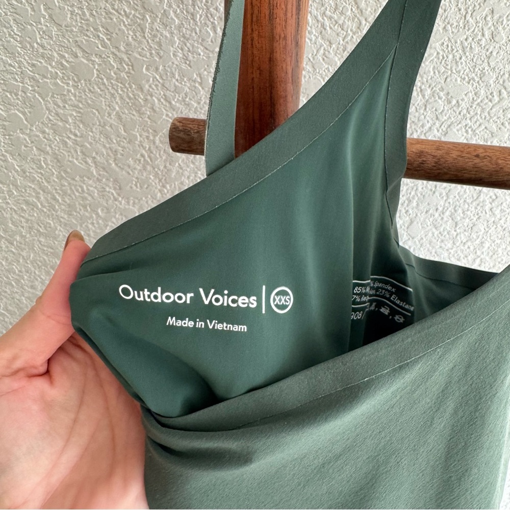 Outdoor Voices Exercise Dress Green/Evergreen XXS - Picture 9 of 13